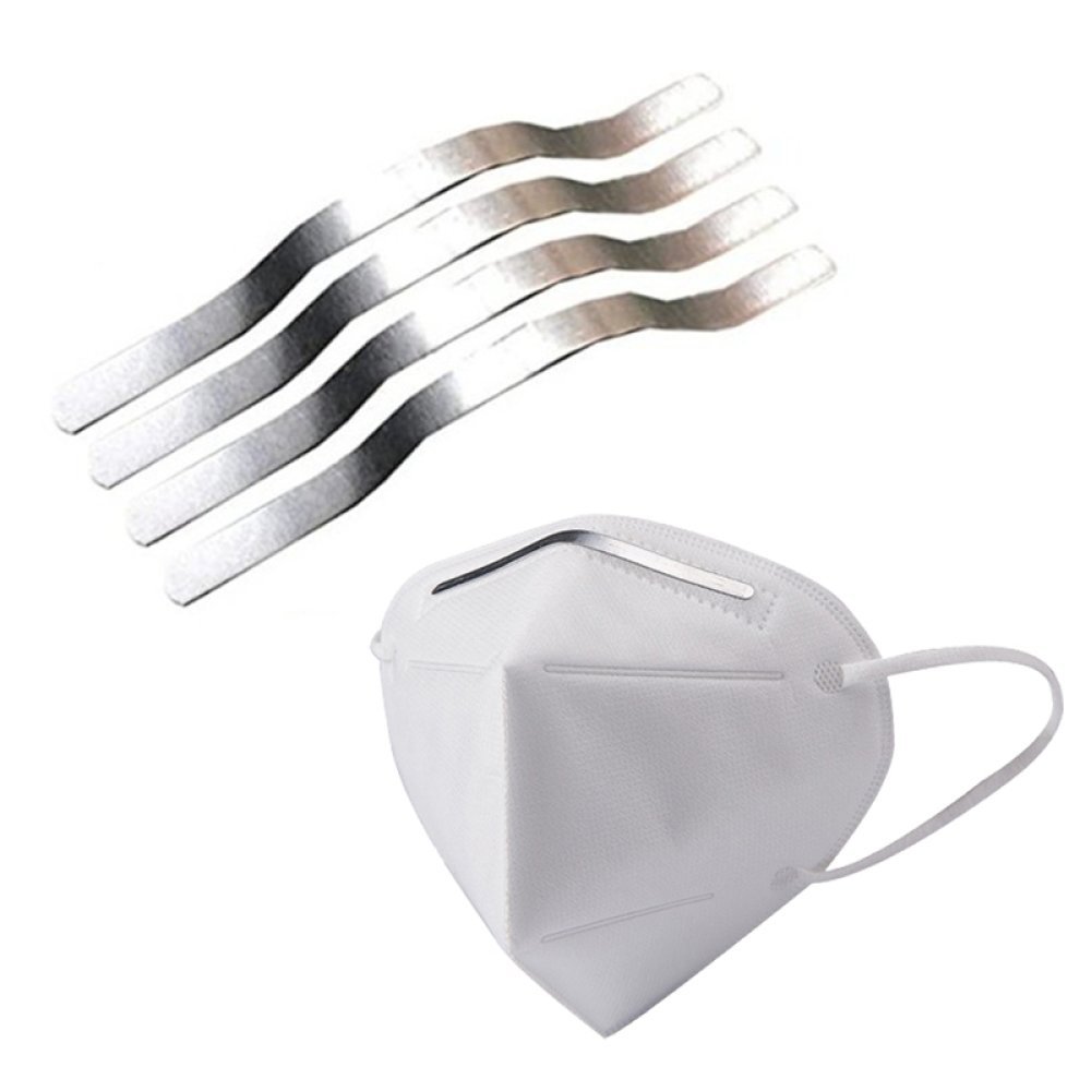 100 stykker Nese bro stripe Termisk selvklebende maske tilbehør N°01 Nese bar Maske feste.