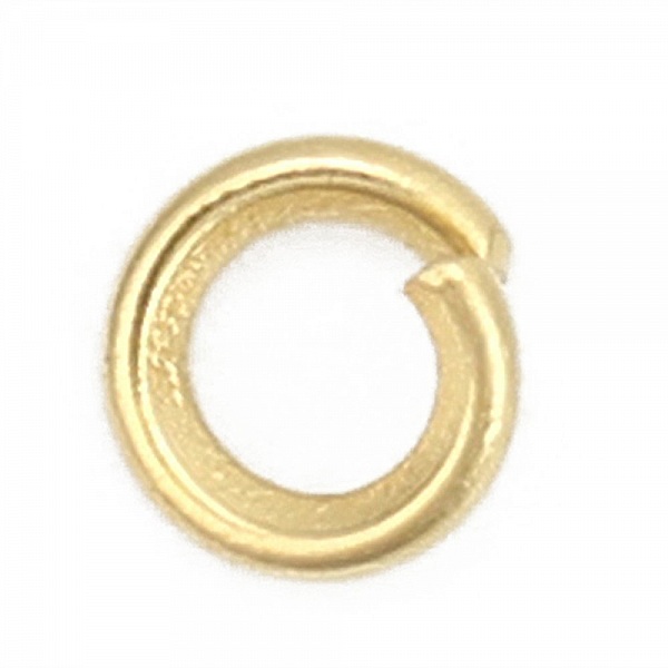 10 &Aring;pne skj&oslash;teringer 03 mm Rustfritt st&aring;l forgylt nr. 02