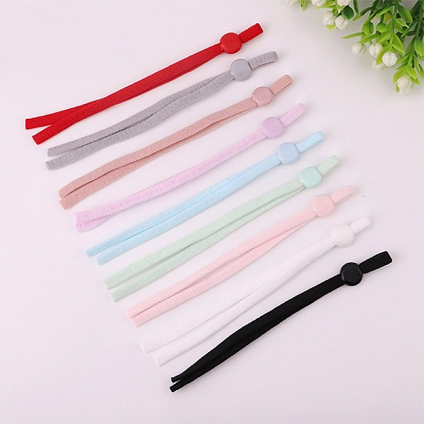 10 mintgr&oslash;nne elastiske snorb&aring;nd med justerbar spenne for maske ...