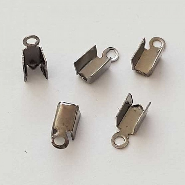10 Embouts &agrave; coller Serres Cordons Canon De Fusil 4 x 3 mm N&deg;01