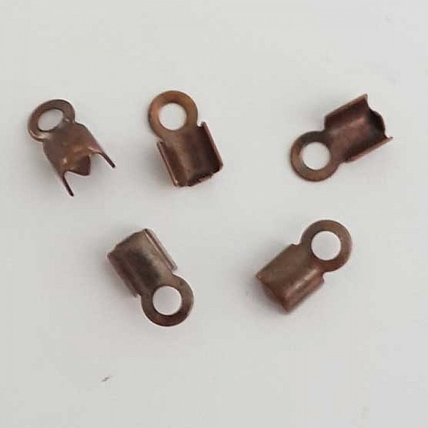 10 Embouts &agrave; coller Serres Cordons 4 x 4 mm N&deg;02