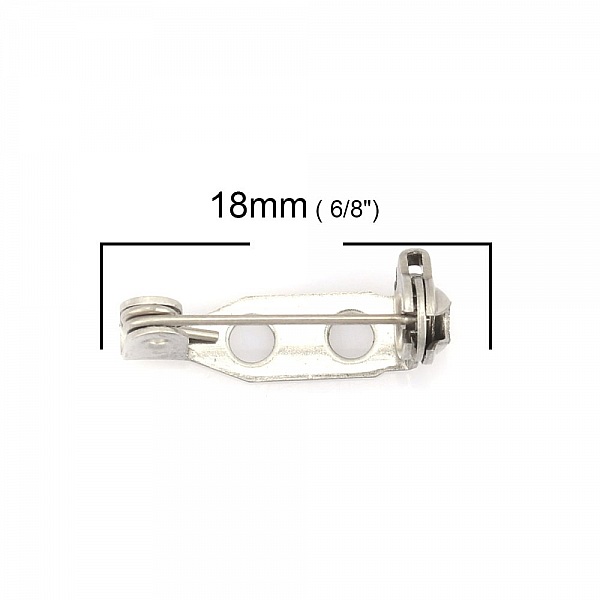 10 Spindelst&oslash;tter 18mm rustfritt st&aring;l N&deg;01