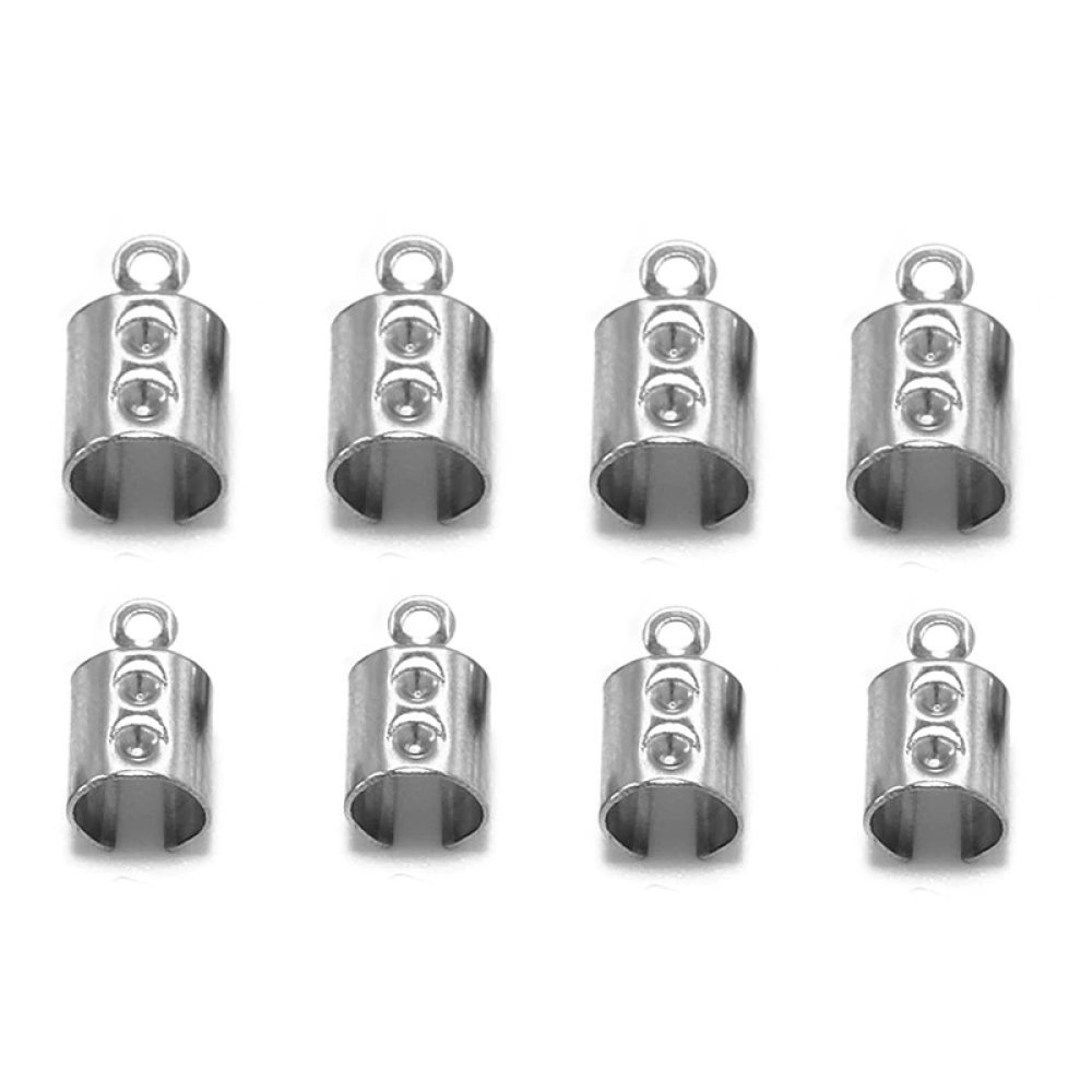 10 knuse-, klype-, bøye- og limspisser i rustfritt stål 4 mm x 10 mm