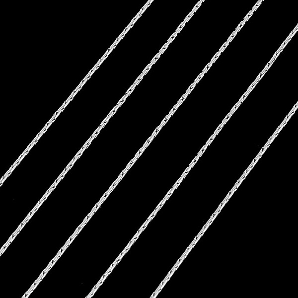 10 meter s&oslash;lvmetallkjede for &aring; lage halskjeder, armb&aring;nd og gj&oslash;r-det-selv-halskjeder.