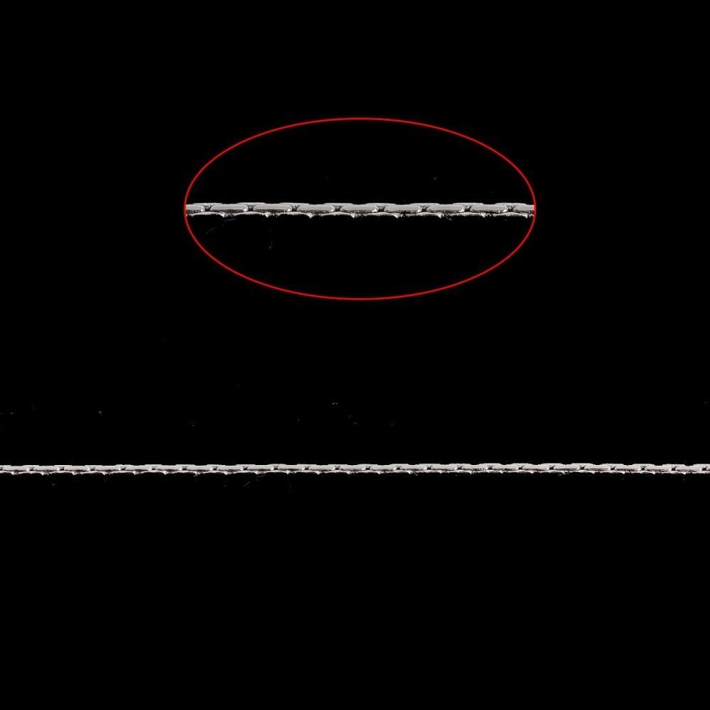 10 meter sølvmetallkjede for å lage halskjeder, armbånd og gjør-det-selv-halskjeder.