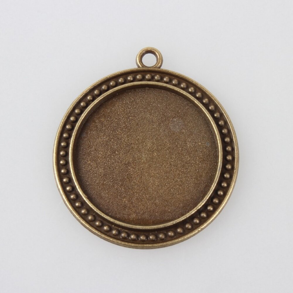 10 x 30mm bronse cabochonholdere, cabochon anheng 88AB 