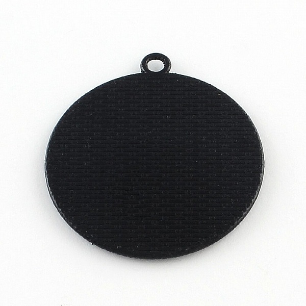 10 x 30mm svart cabochonholdere, cabochon anheng 06NR