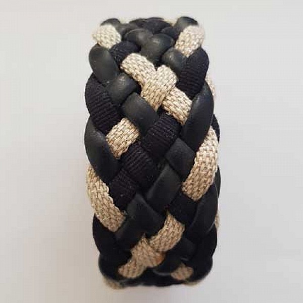 1.60 m&egrave;tre cuir tress&eacute; n&deg;17 30 mm