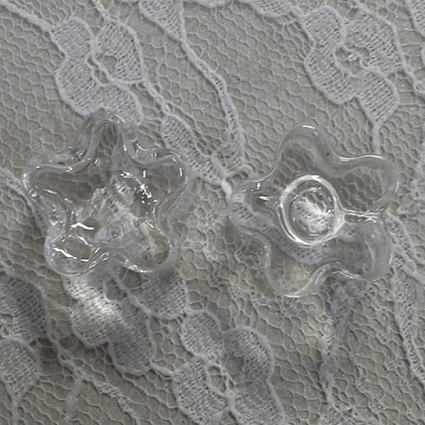 1 Boule en verre Fleur 22 mm &agrave; remplir