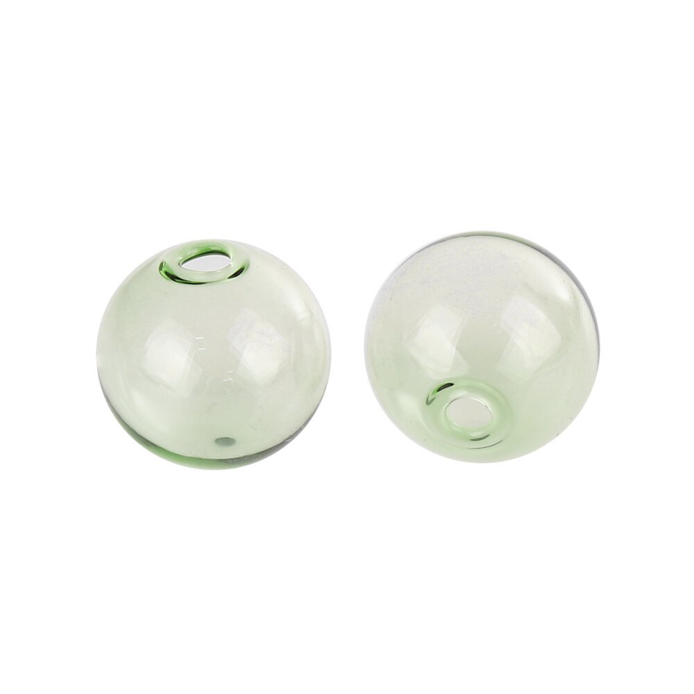 1 rund glasskule for å fylle 16mm Grønn