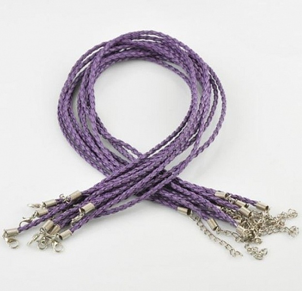 1 Flettet snor N&deg;07 - Halsb&aring;ndst&oslash;tte 3 mm diameter