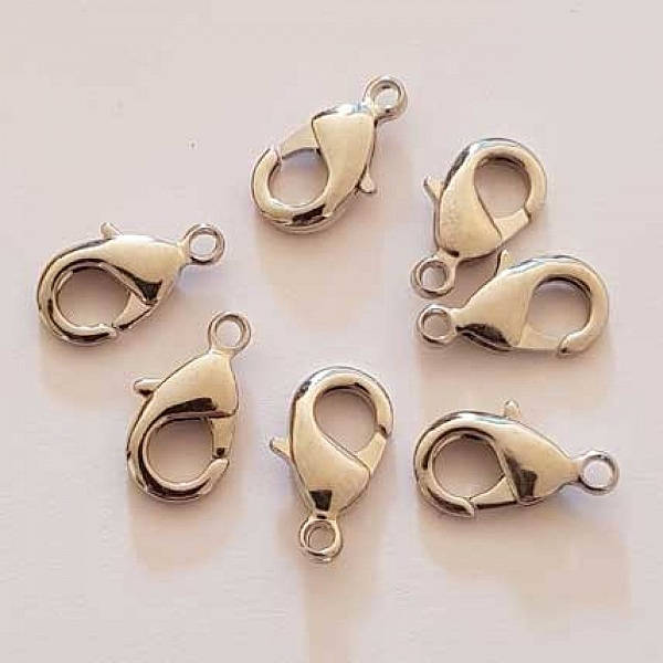 1 karabinkrok 15 x 08 mm Aged Silver