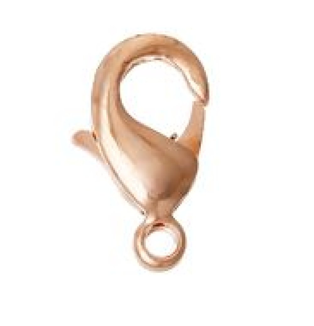 1 karabinkrok 15 x 08 mm Gold Rosé