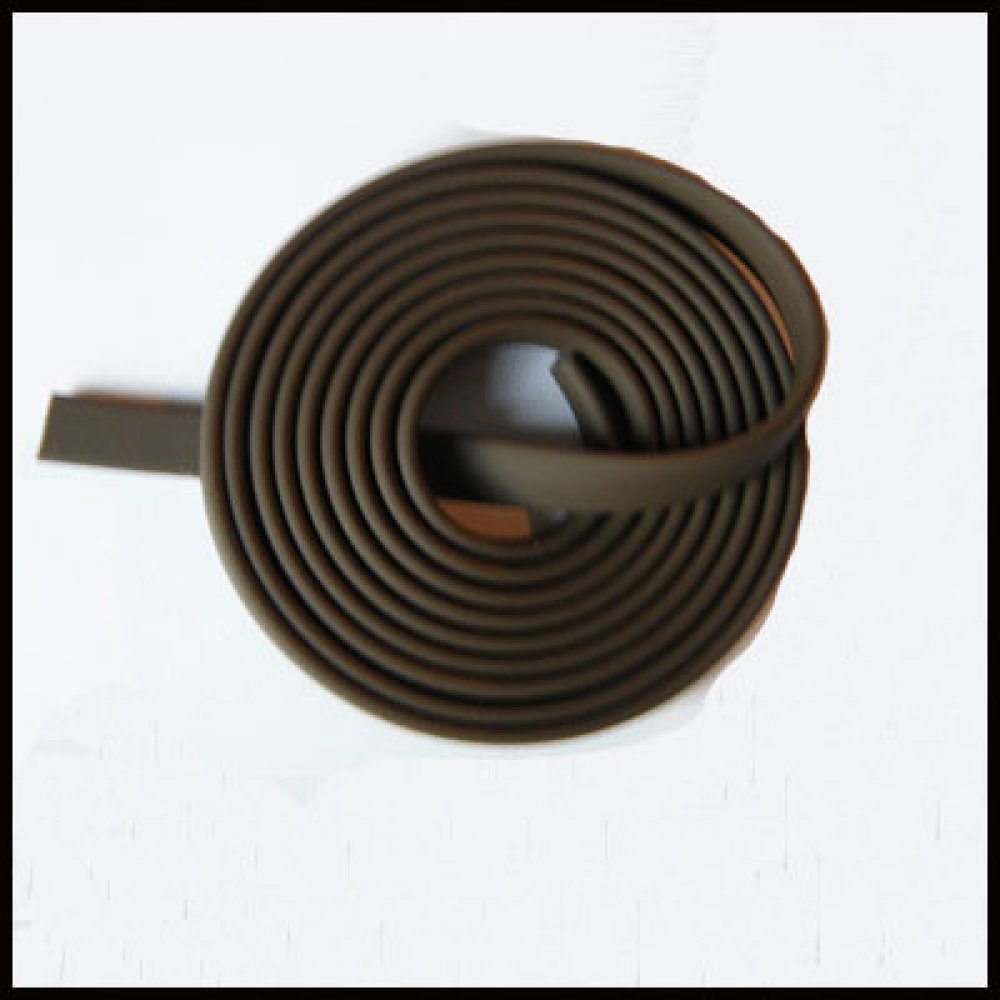 1 meter flat Pvc-ledning 5,8 x 1,9 mm brun