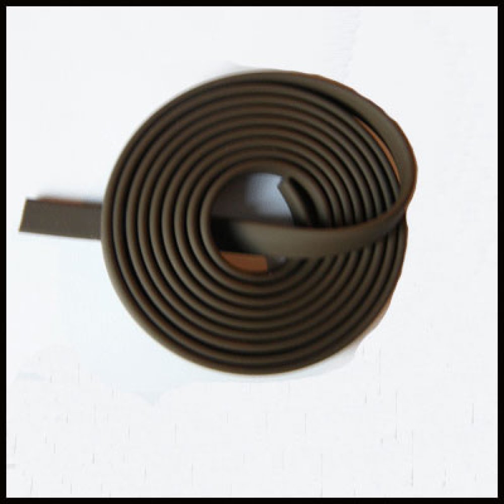 1 meter flat Pvc-ledning 5,8 x 1,9 mm brun
