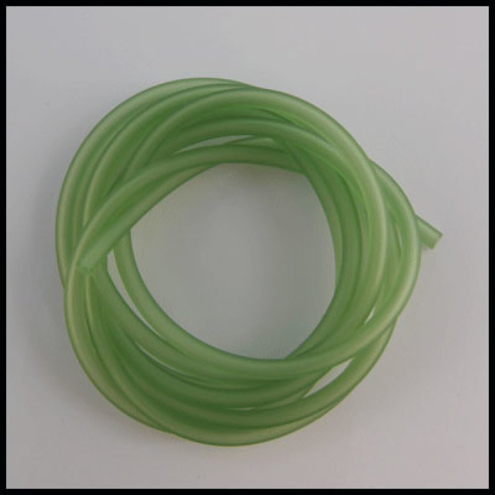 1 meter Pvc hul ledning 3 mm lysegrønn