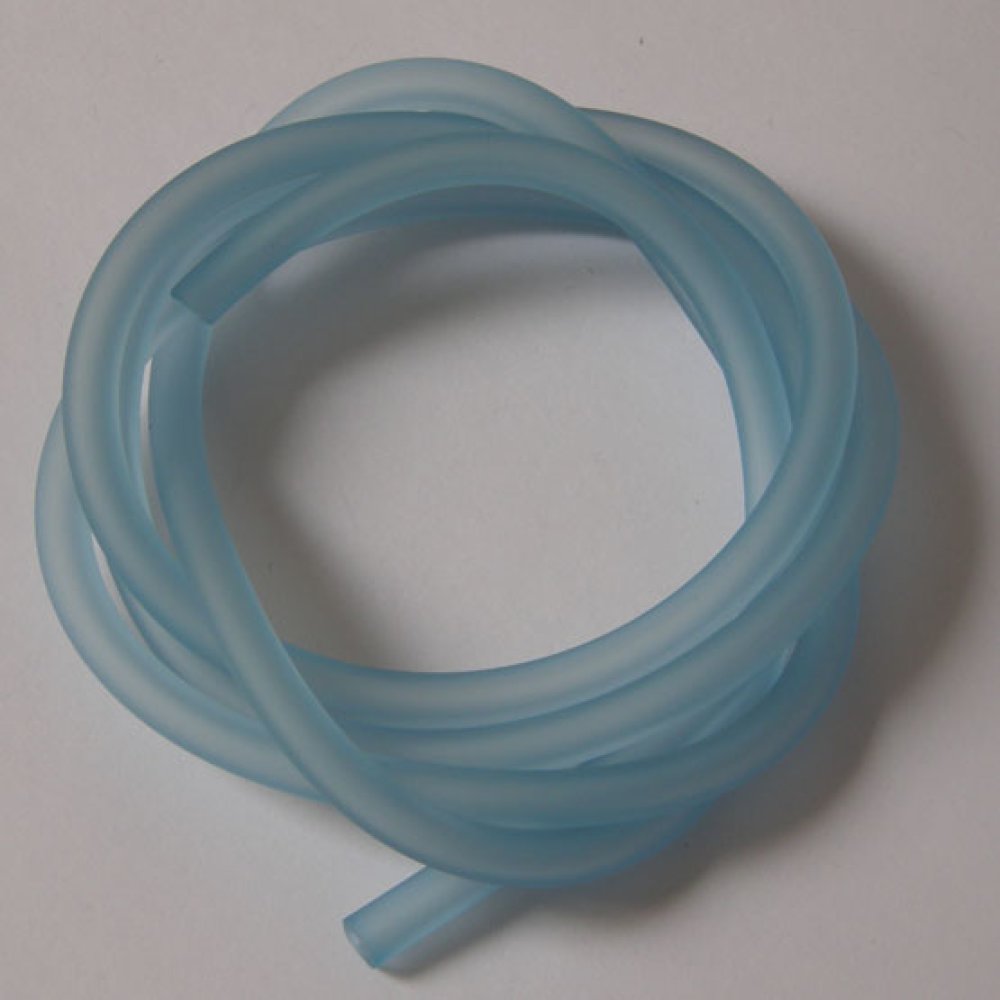 1 meter Pvc hul ledning 5 mm Aquamarine