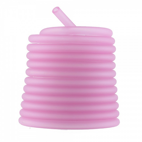1 meter Pvc Hollow Cord 5 mm Violet Pink