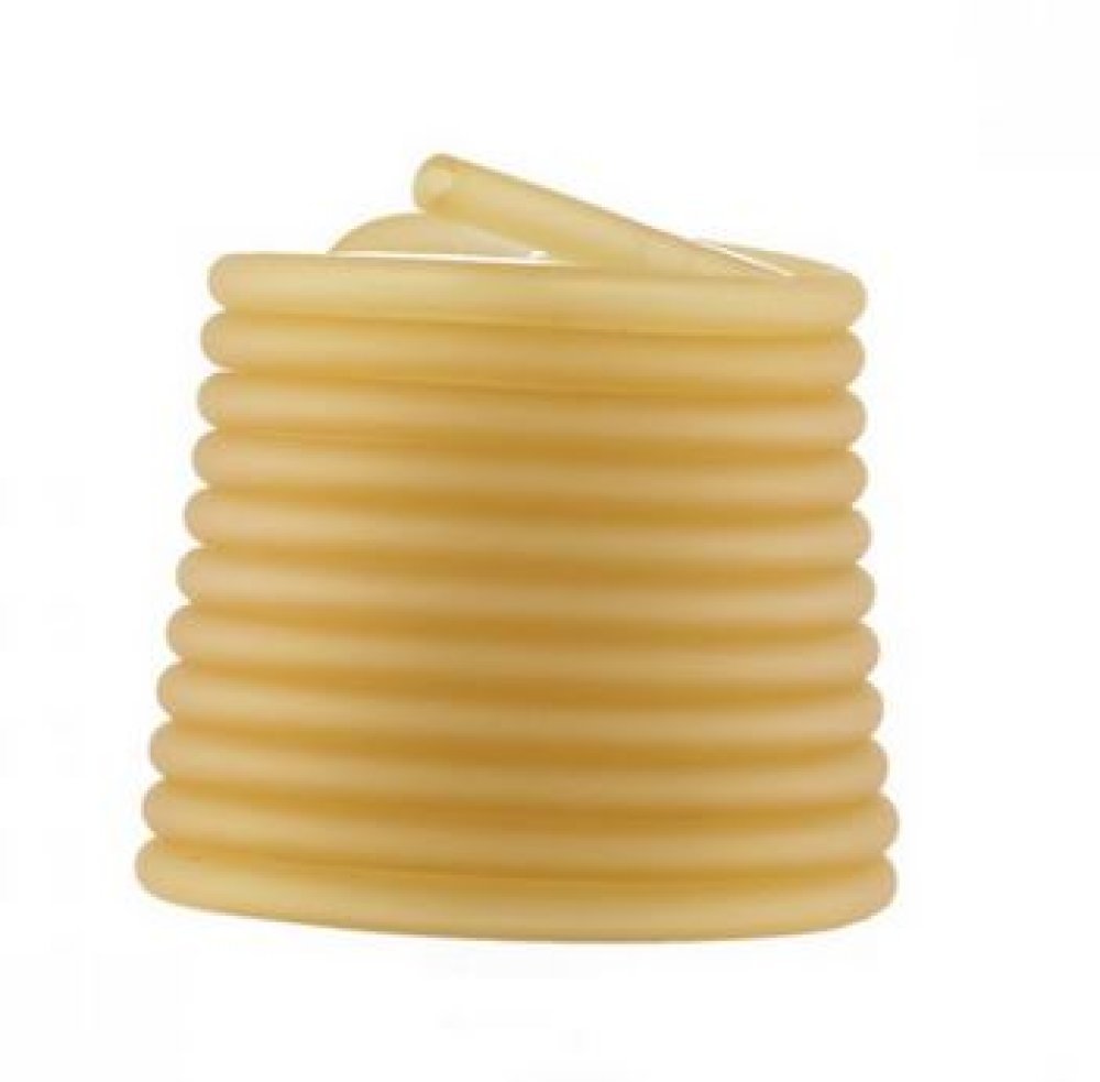 1 meter Pvc Hollow Cord 6,5 mm Champagne