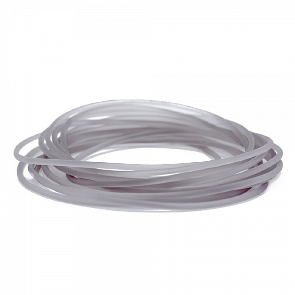 1 meter 1,5 mm lys gr&aring; PVC-ledning.