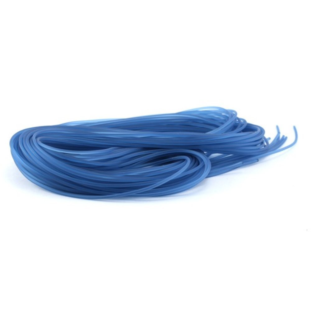 1 meter 1,5 mm turkis PVC-ledning.