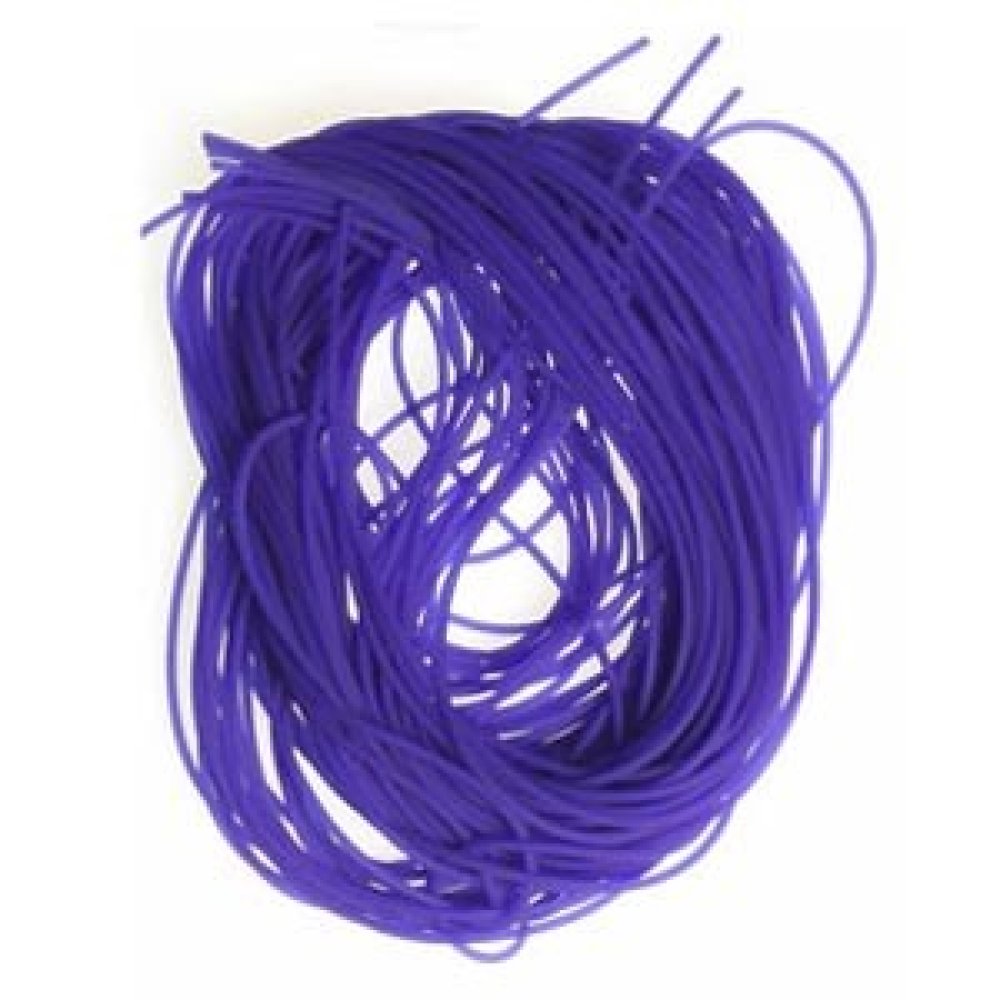 1 meter 1,5 mm fiolett PVC-ledning.