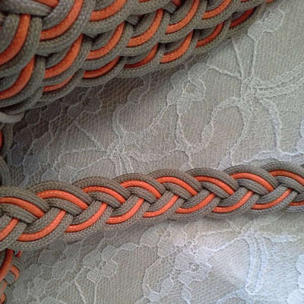 1 meter flettet vokset flette 20 mm N&deg;03