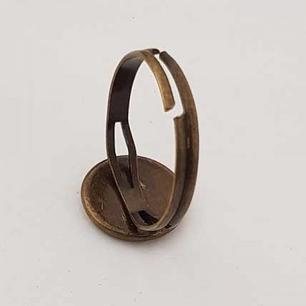 1 support bague r&eacute;glable de 10 mm Bronze N&deg;20