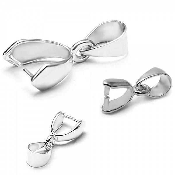 1 ring cabochonholder 18 mm S&oslash;lv N&deg;04