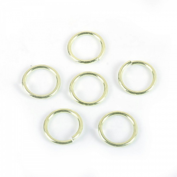 20 &aring;pne koblingsringer 06 mm rosegull