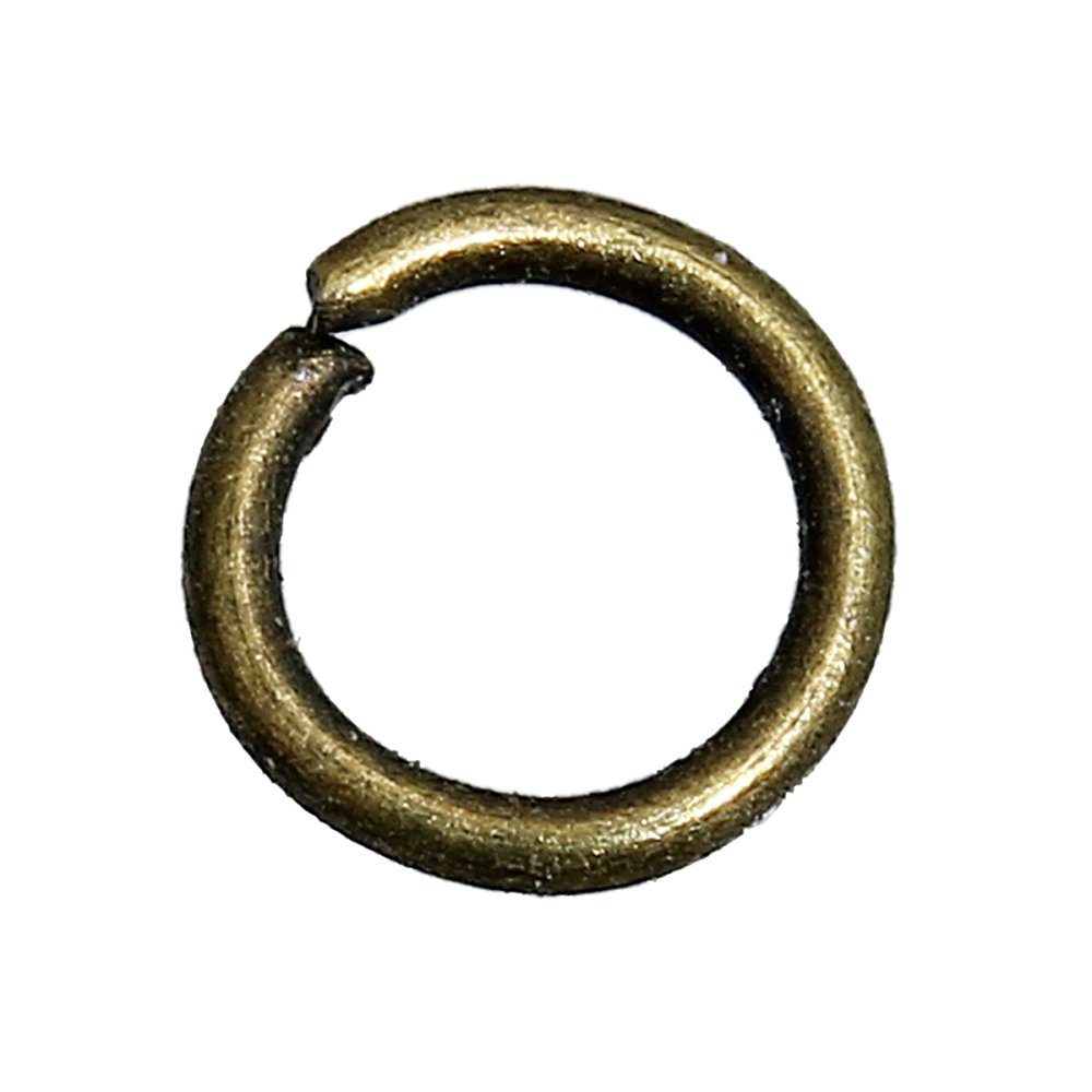 20 Åpne koblingsringer 06 mm Bronse