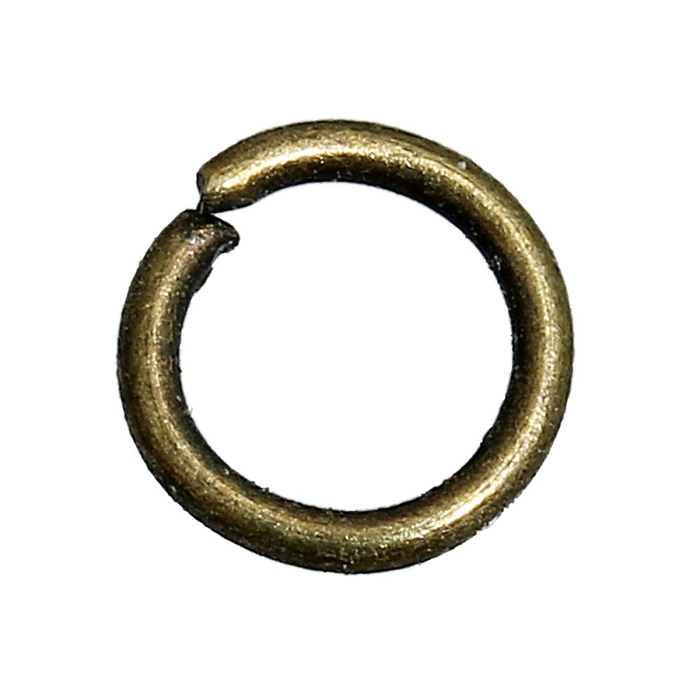20 Åpne koblingsringer 06 mm Bronse