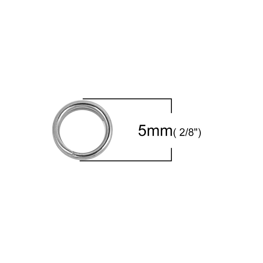 20 doble koblingsringer 05 mm rustfritt