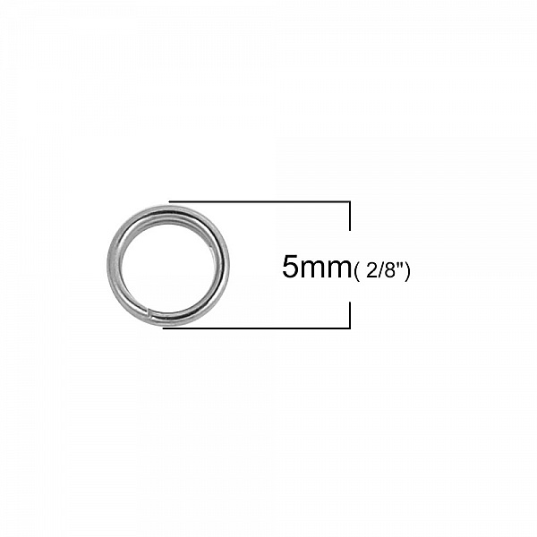 20 doble koblingsringer 05 mm rustfritt