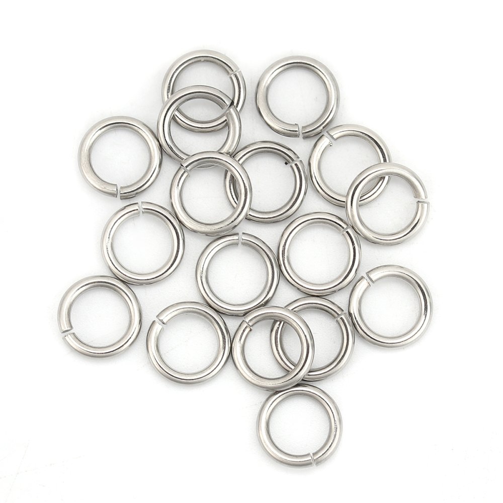 20 Åpne koblingsringer 09 mm rustfritt
