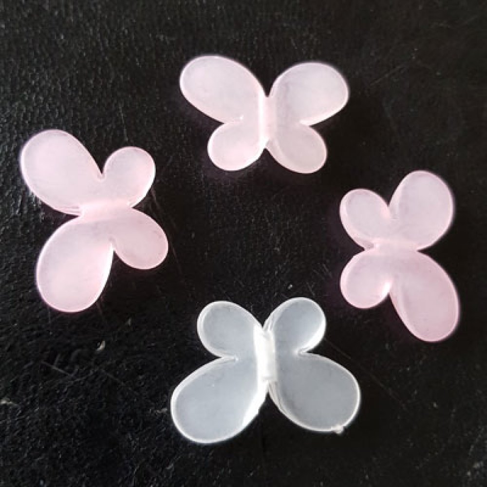 20 Lucite sommerfugler liten assortert