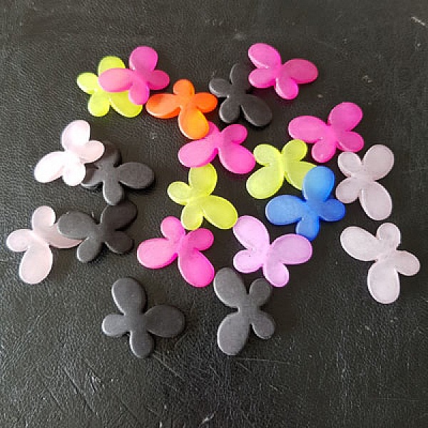 20 Lucite sommerfugler liten assortert