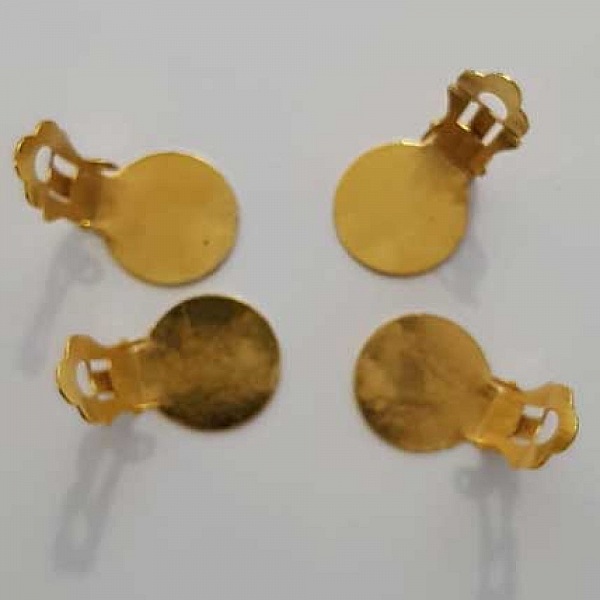 20 &Oslash;redobber Stativ Clips Plateau 15 mm Gull