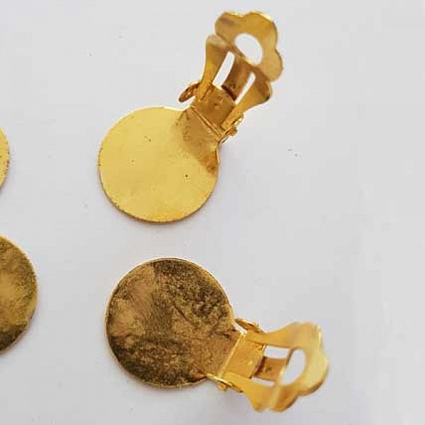 20 &Oslash;redobber Stativ Clips Plateau 15 mm Gull