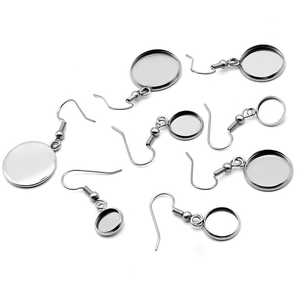 20 øredobberholdere 12 mm N°06 Aged Silver