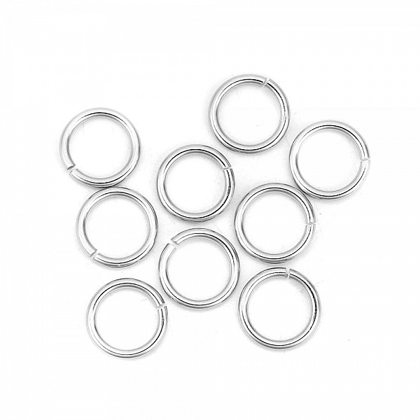 2 &aring;pne koblingsringer 11 mm rustfritt