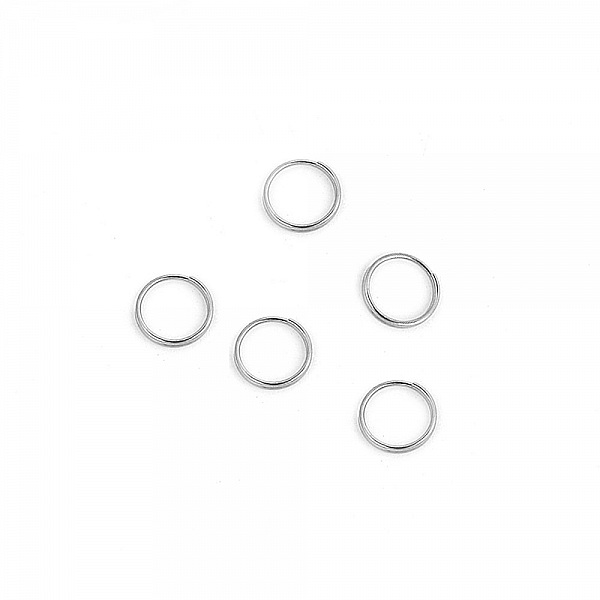 2 doble koblingsringer 08 mm rustfritt