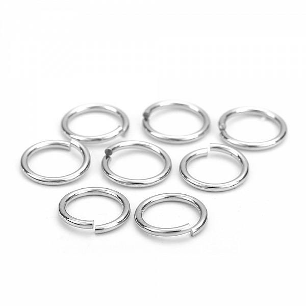 2 &aring;pne koblingsringer 12 mm rustfritt