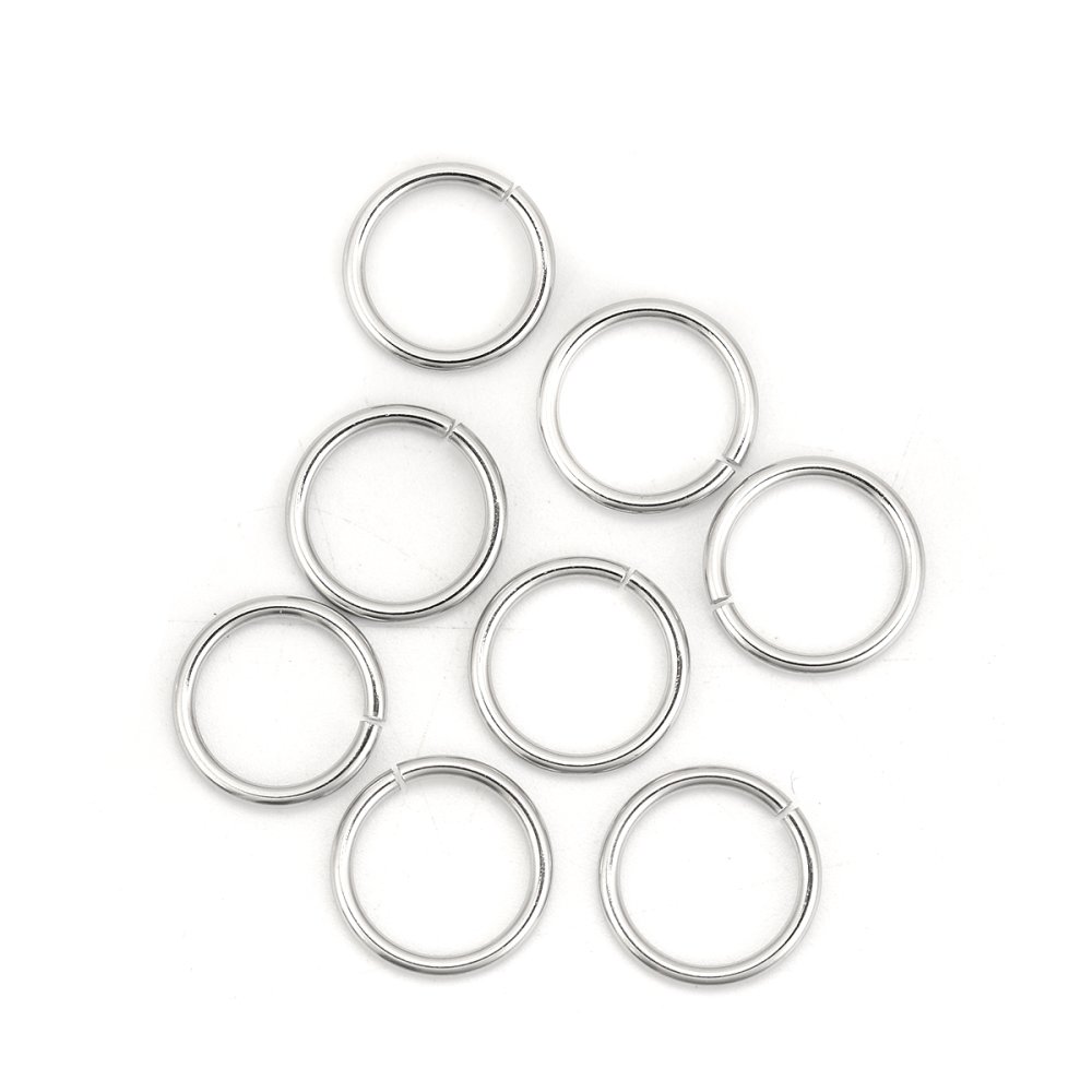 2 åpne koblingsringer 13 mm rustfritt