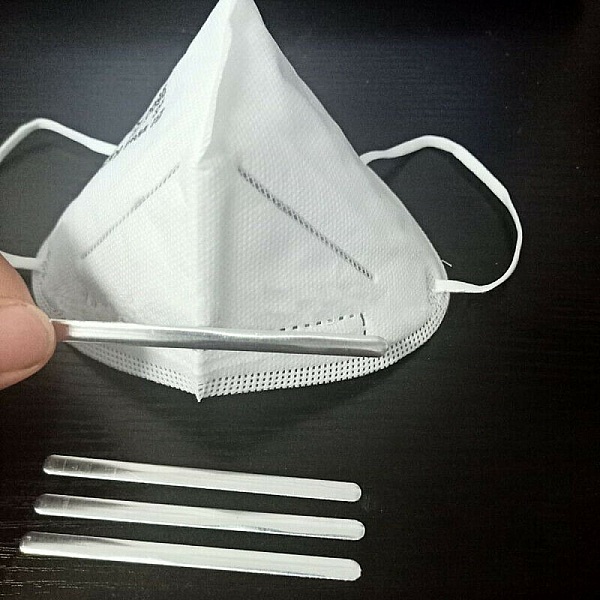 500 stykker Nese brob&aring;nd Termisk maske tilbeh&oslash;r N&deg;01 Nesestang Nese klips for maske.