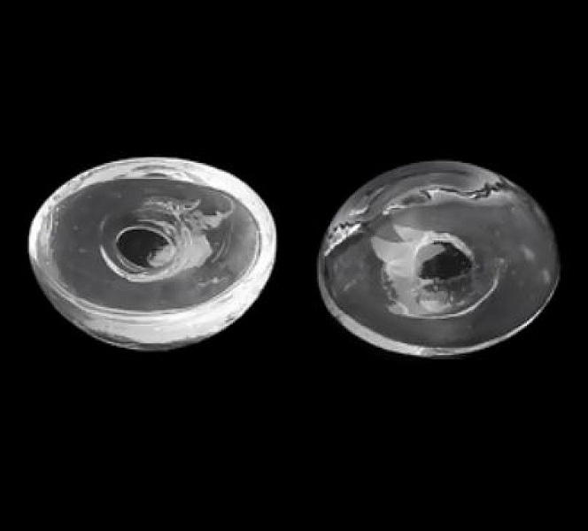 5 Ovale glasskuler til &aring; fylle