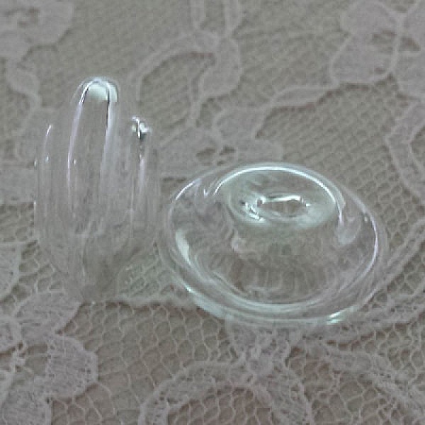 5 glasskuler Plate nr. 06 til &aring; fylle