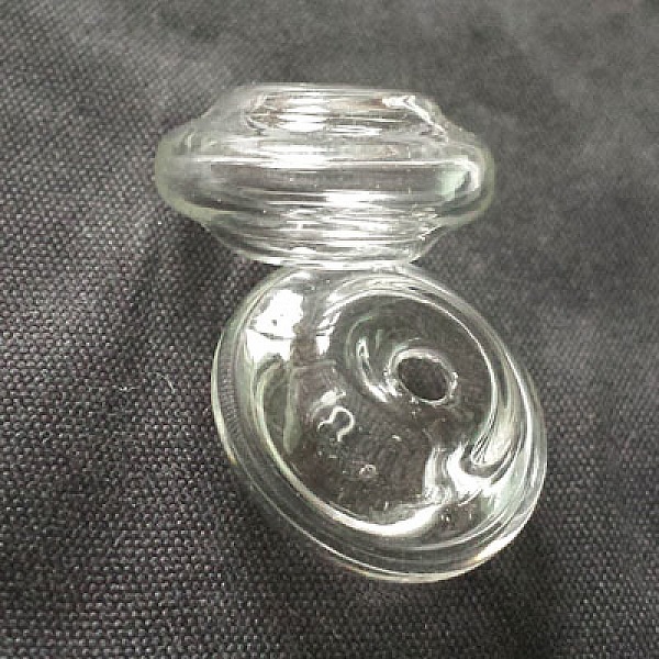 5 glasskuler Plate nr. 06 til &aring; fylle