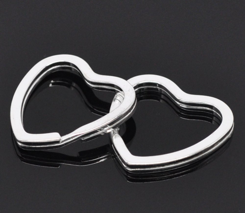 Hjerteformet nøkkelring 31 x 31 mm