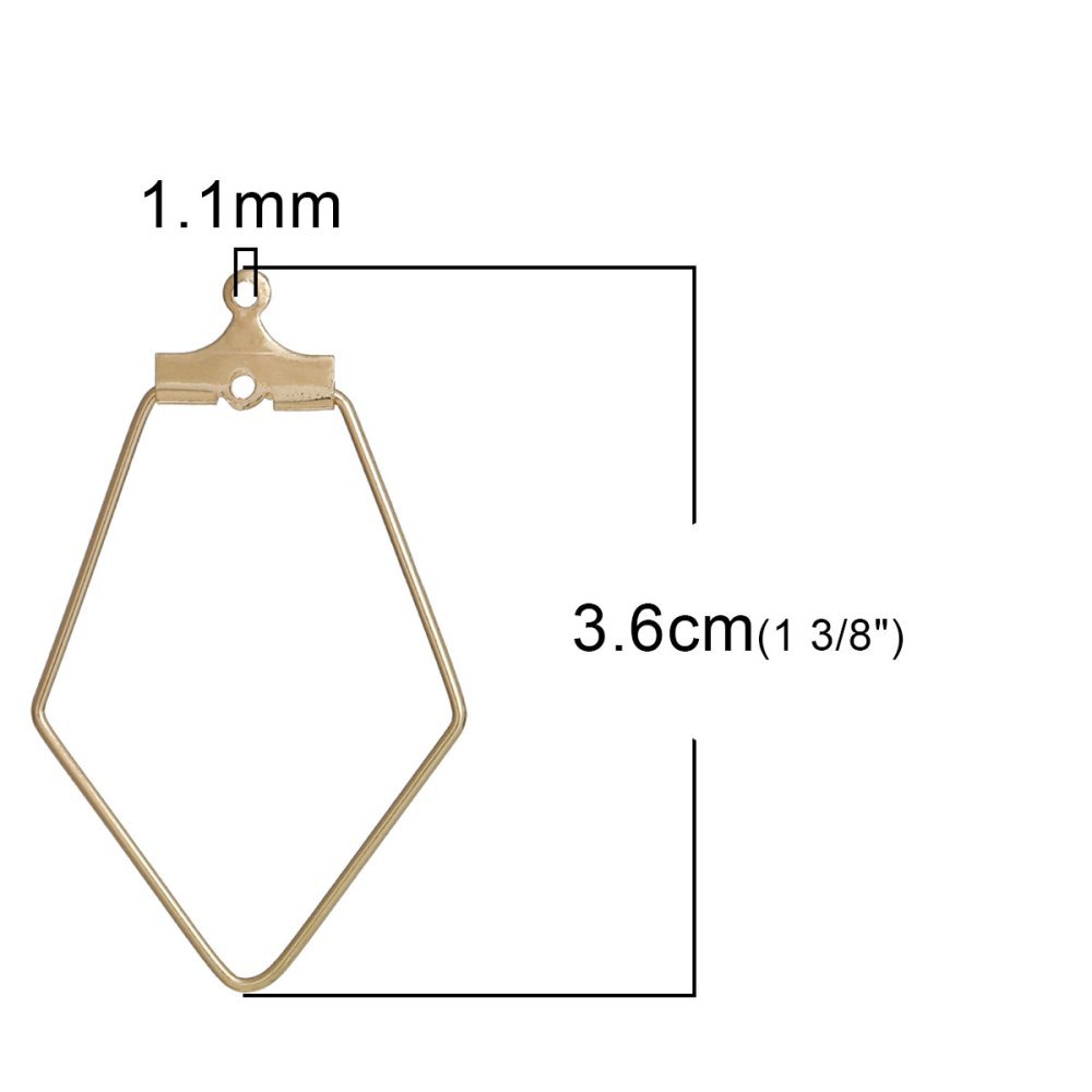 Diamond Primer gull øredobberholder N°02 x 10 stk.